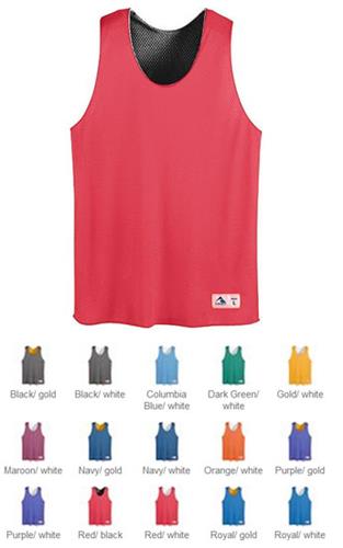 Augusta Youth Tricot Mesh Reversible Tank. Printing is available for this item.
