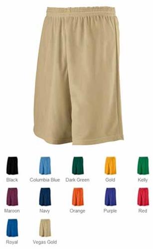 Augusta Adult 9" Inseam Mini Mesh League Shorts