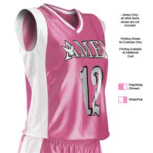 plain pink basketball jersey