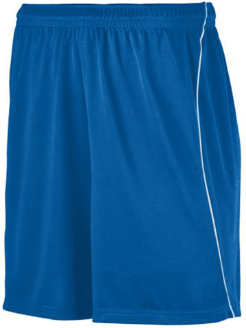Augusta Adult 6" Youth 5" Wicking Athletic Short with Piping No Pockets