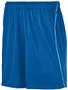 Augusta Adult 6" Youth 5" Wicking Athletic Short with Piping No Pockets