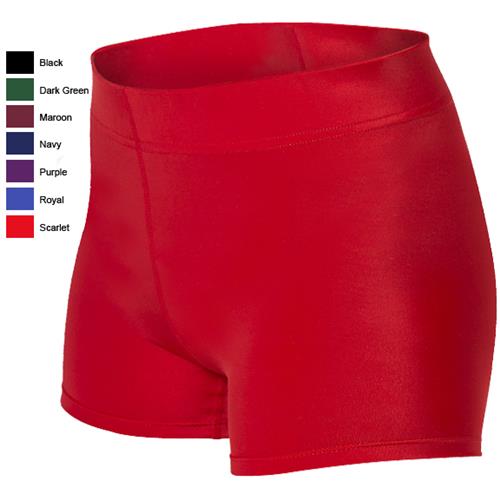 Alleson Women's WXL (ROYAL) Low Rise 2.5"Inseam Volleyball Shorts CO Volleyball Equipment and