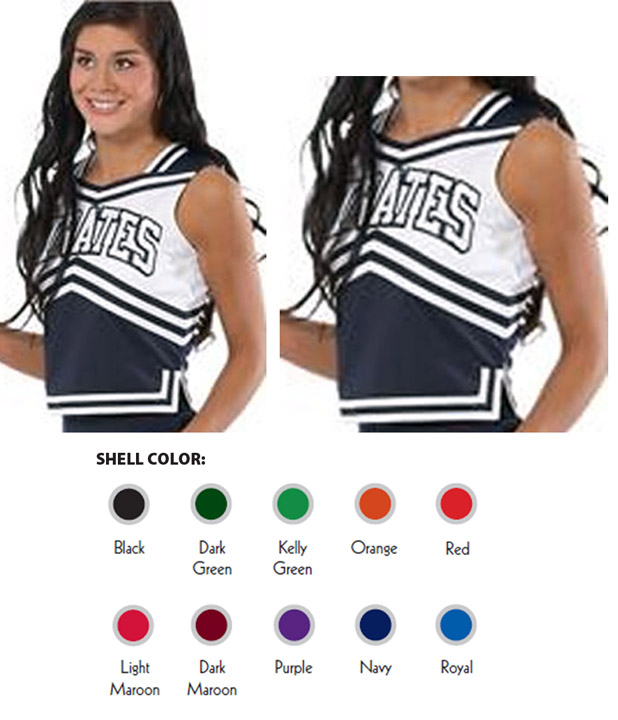 E17628 Cheer Fantastic Cheerleaders Uniform Shell CF1112V