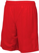Mens 9" (AXL - Maroon) Eyelet Mesh, Lined Shorts (No Pockets)