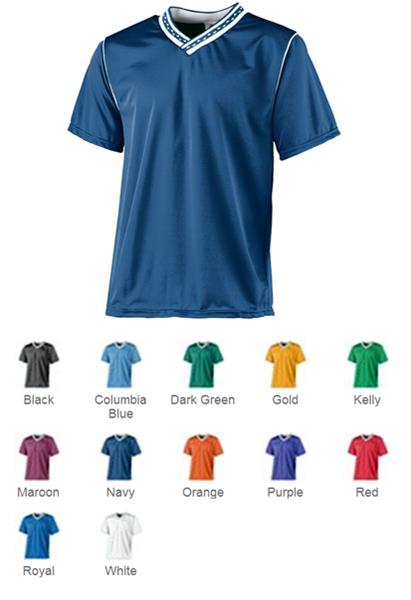 Augusta Sportswear Shiny Jersey Custom Soccer Shirt - Soccer Equipment ...