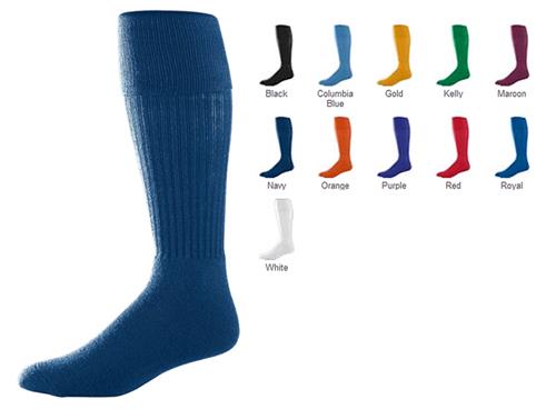 Augusta Intermediate Knee-Length Tube Soccer Socks