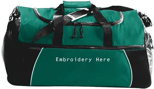 Augusta Sportswear Tri-Color Athletic Duffel Bag. Embroidery is available on this item.