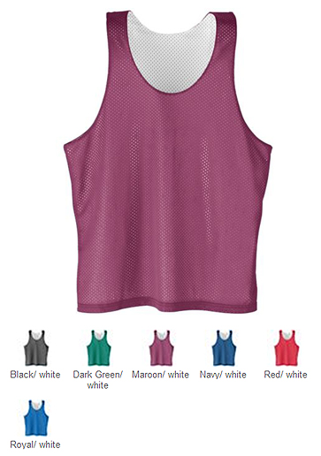 Augusta Reversible Tricot Mesh Lacrosse Tank. Printing is available for this item.