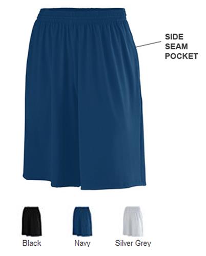 Augusta Sportswear Poly/Spandex Shorts w/ Pockets