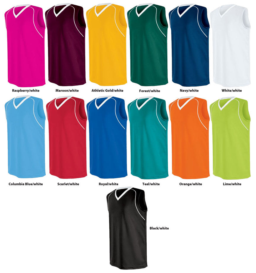 E17870 High Five Womens Girls Flex Sleeveless Jerseys