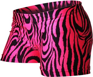 Gem Gear Compression Pink Zebra Volleyball Shorts - Volleyball ...