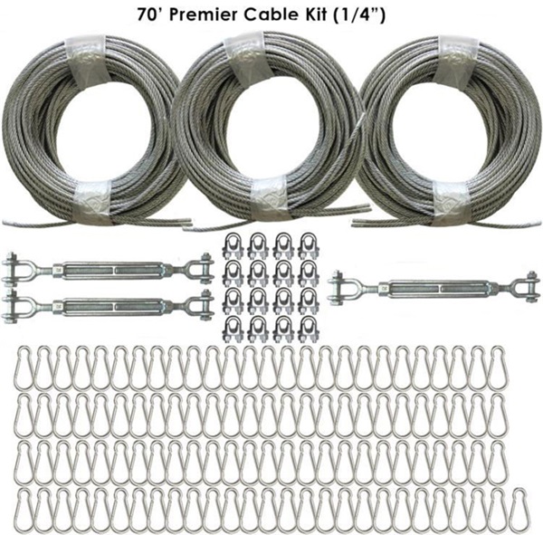 Batting Cage Cable Kit - Premier Baseball Softball - Baseball Equipment ...