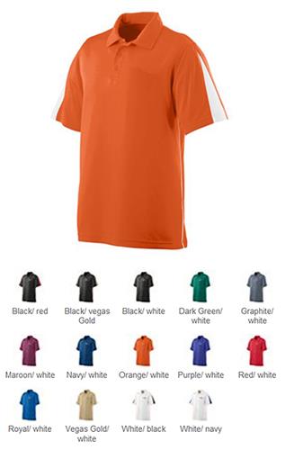 Augusta Adult Poly/Spandex Polo Shirt CO