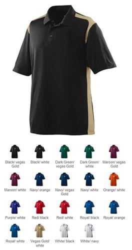 Augusta Adult Wicking Textured Gameday Shirt C/O