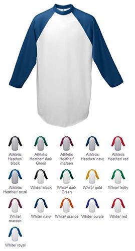 Augusta Athletic Wear Youth Baseball Jersey. Decorated in seven days or less.