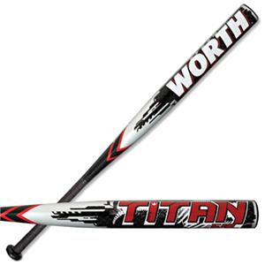 Batte De Softball Worth Titan 5.4 L USSSA Slow Pitch - 34 Pouces, 27 Oz, Occasion Très Bon état