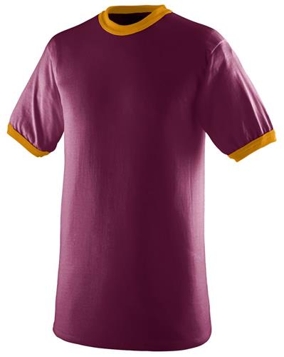 Augusta Youth Athletic Wear Ringer T-Shirt. Decorated in seven days or less.
