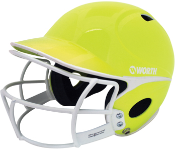 Worth Low Profile Batter's Helmets w/ Faceguard