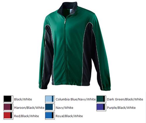 Augusta Brushed Tricot Color Block Youth Jacket