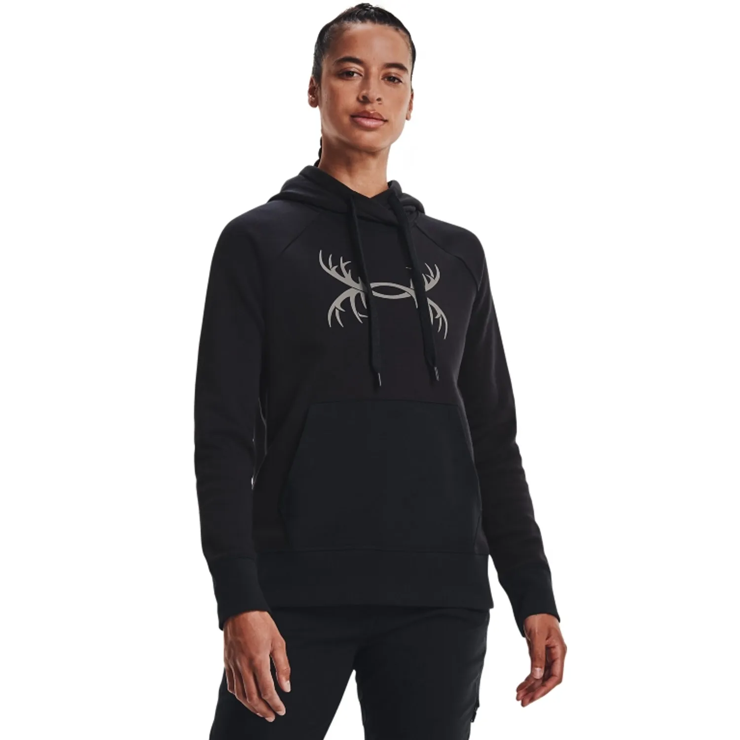 E182710 Under Armour Women's Rival Fleece Antler Hoodie 1368117