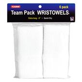 TOURNA Team Pack Wrist Towels (6 Pack) 6" Long