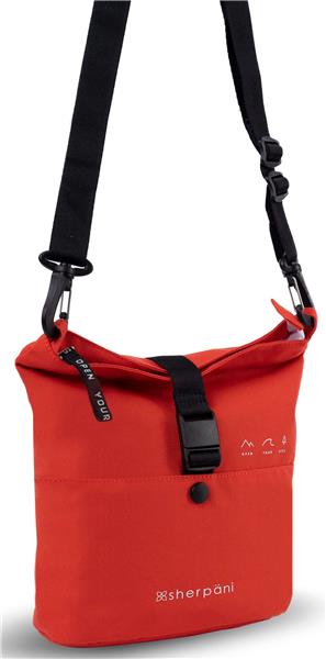 7009 Clear Tote Bag - Clear/Red