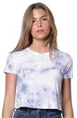 Women's Weekend Cloud Tie Dye Boxy Crop