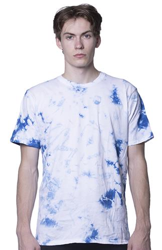 Royal Apparel Unisex Cloud Tie Dye Tee 5951CTD. Printing is available for this item.