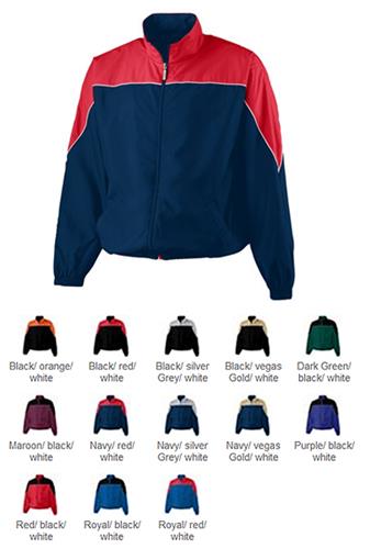 Augusta Micro Poly Color Block Youth Jacket