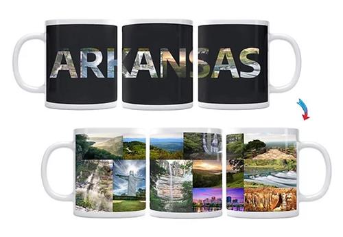 State of Arkansas ThermoH Exray Color Changing Coffee Mug SOAR1001