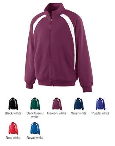 Augusta Double Knit Color Block Youth Jacket