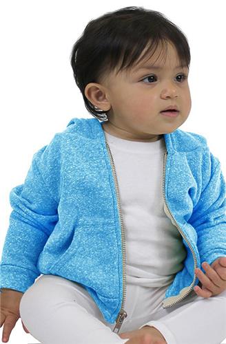 Royal Apparel Infant Triblend Fleece Zip Hoodie 25030. Decorated in seven days or less.