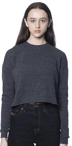 Royal Apparel Women's eco Triblend Fleece Crop Top 37002. Decorated in seven days or less.