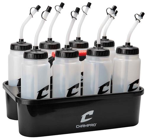Champro 8-Piece Water Bottle Carrier With Straws