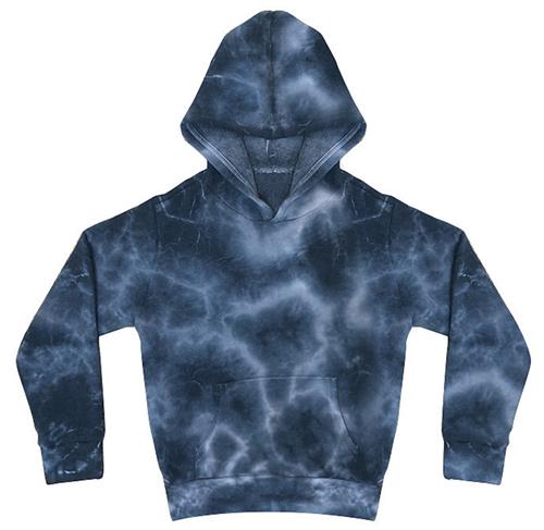 Royal Apparel Youth Toddler Fleece Cloud Tie Dye Pullover Hoodie. Decorated in seven days or less.