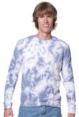 Royal Apparel Unisex Cloud Tie Dye Crew Sweatshirt 3559CTD