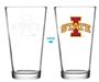 NCAA Iowa State University ThermoC Logo Color Changing Pint Glass ISU1002
