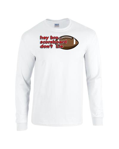 Epic FB Scoreboard Long Sleeve Cotton Graphic T-Shirts. Free shipping.  Some exclusions apply.