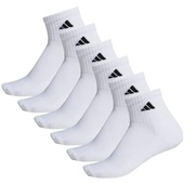 Adidas Mens 6-Pack Quarter Socks