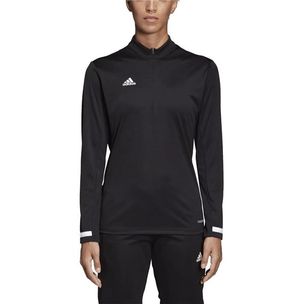 Adidas Team19 Womens Soccer 1/4 Zip Long Sleeve Top - Soccer Equipment ...