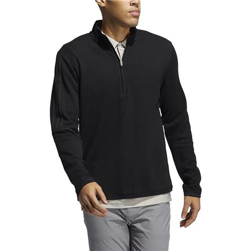 Adidas 3-Stripe Mens Golf 1/4 Zip Layering Top