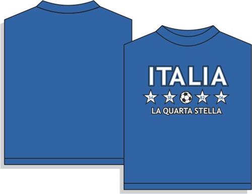 Utopia Soccer Italy Fourth Star T-shirt