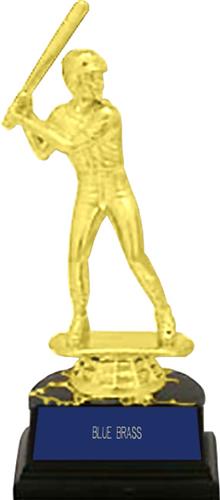 Hasty Awards Baseball Figure Participation Trophy. Engraving is available on this item.
