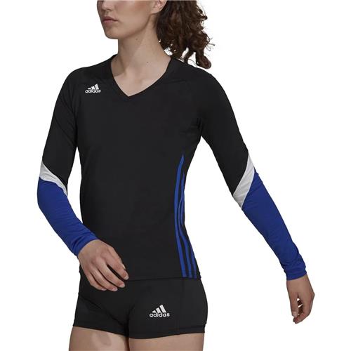 E185149 Adidas Quickset Womens Volleyball Multicolored Long Sleeve Jersey