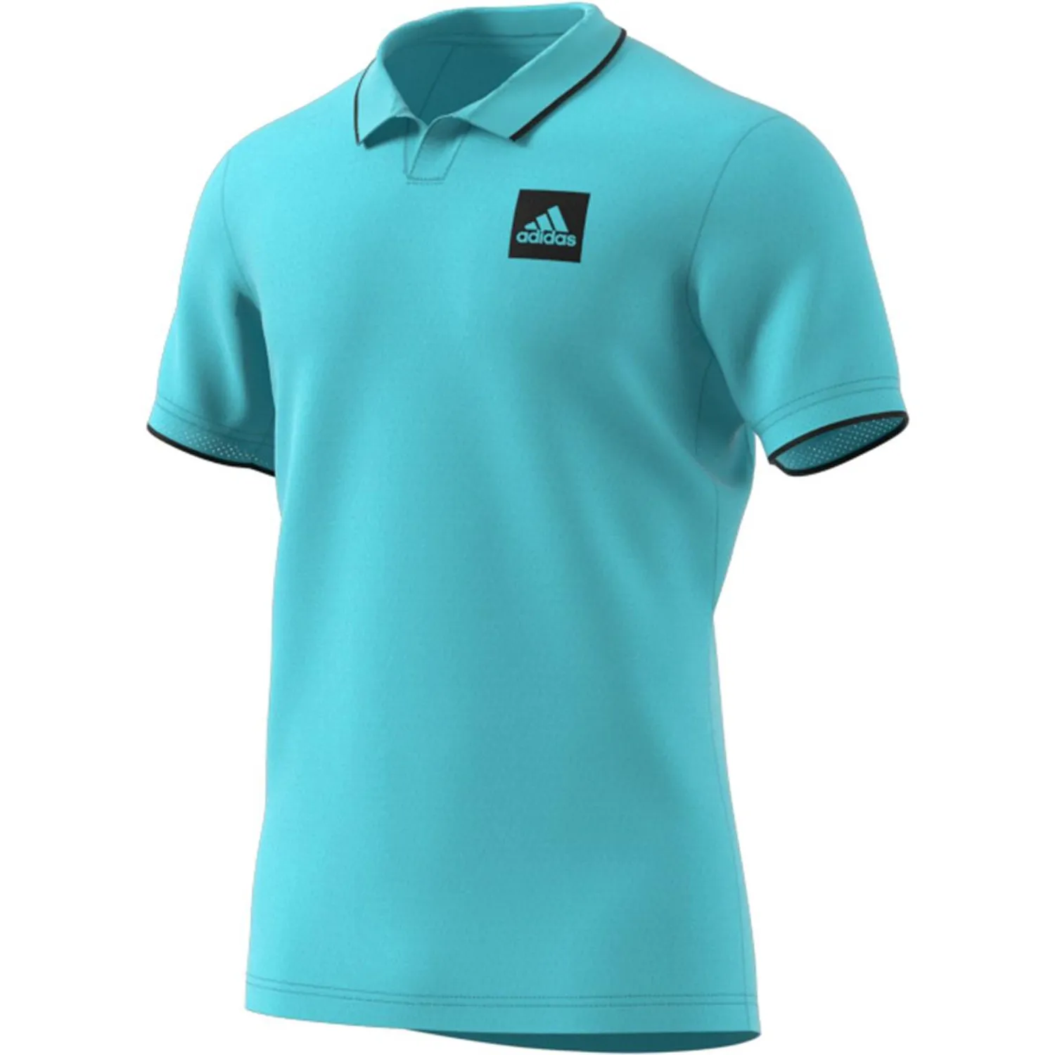 E185435 Adidas Tennis Paris Freelift Mens Polo Shirt Heat.Rd