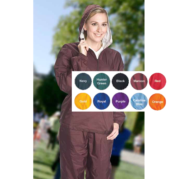 Vos Sports Adult Half Zipper Nylon Warm Up Sets 2300HS
