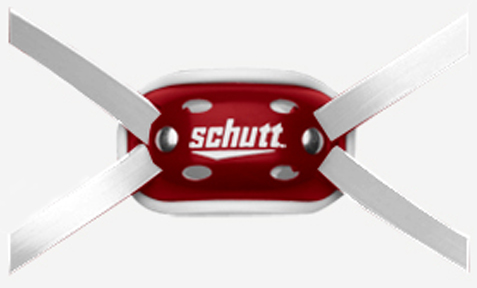 Schutt 4-PT High Hook Up Hard Cup Chinstraps C/O