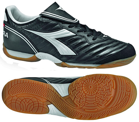 Diadora Indoor Scudetto LT ID Soccer Shoes - Black
