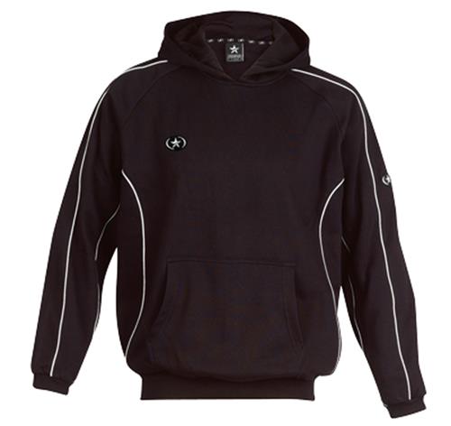 Primo Hooded Pullover Black Sweatshirt Closeout