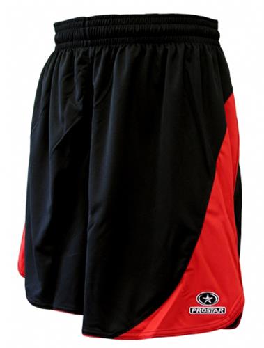 Primo Womens Black/Scarlet Sparta Shorts Closeout